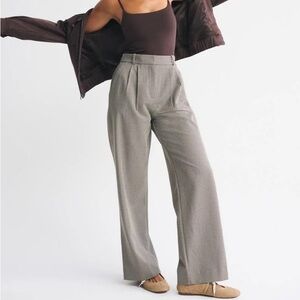 Curve Love A&F Sloane Tailored Wide Leg Pant (never worn)